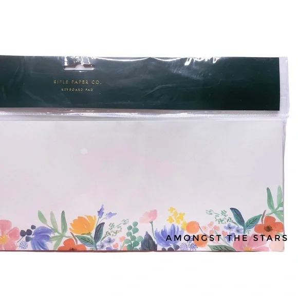 LOT of 2 Rifle Paper Co. Floral Print Keyboard Note Pad - Picture 6 of 8